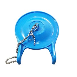 Hibbent Large 3-Inch Toilet Flapper Replacement Compatible with Gerber 99-788, Water Conserving Toilet Flappers for 3 Inch Flush Valves, Stainless Steel Chain, High Performance, Easy to Install, Blue