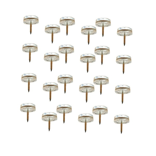 SHINEOFI 20PCS Non Slip Clear Plastic Furniture Leg Pads with