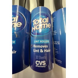 total home 5-pack Lint Rollers Hair Extra Sticky Pet Hair Lint Remover travel size NEW
