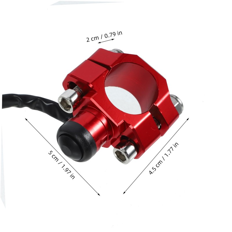 Mikinona Motorcycle Ignition Coil Switch with Horn Function Durable CNC