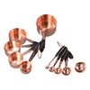 Leadigol Copper Measuring Cups and Spoons Set, Coffee Baking Tool