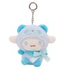 5Pcs Anime Figure Plush Toy Keychain Set Cute Stuffed Animal