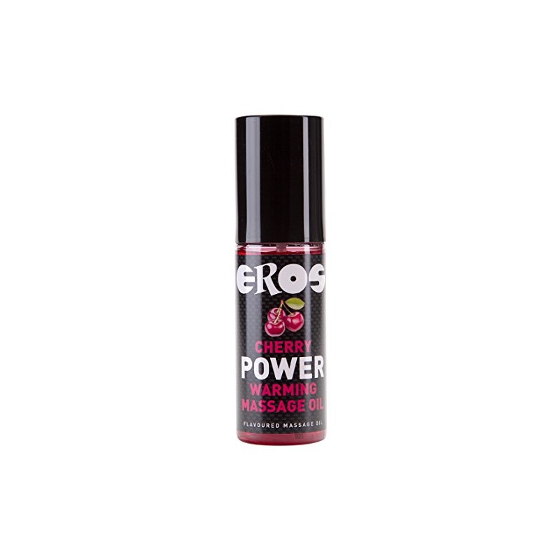 EROS Cherry Power Warming Massage Oil, 100 ml