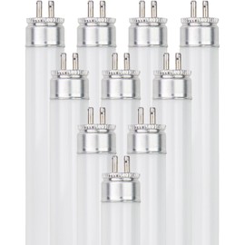 Diodesy- Pack of 10 F13T5/DL Fluorescent Light Bulbs, Under Cabinet Lights, Replacement Tubes, 13 Watts, 6500K Daylight, 750 Lumens, G5 Bi-Pin Base, High Performance Straight Tube