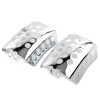 Unbranded Chrome Front Brake Caliper Insert Cover For Harley Electra