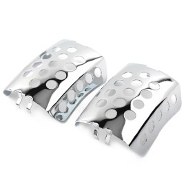 Unbranded Chrome Front Brake Caliper Insert Cover For Harley Electra Glide Road King FLHP