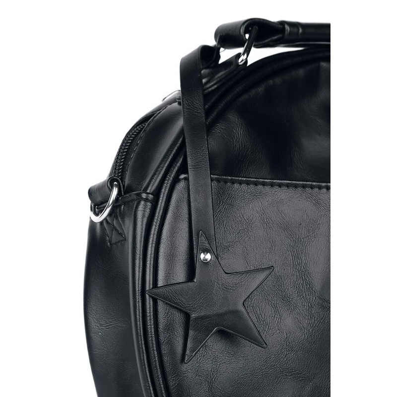 Banned Big Pentagram Handbag Black