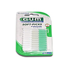 Sunstar Gum Soft Picks Interdental Brushes Regular 80 Pieces