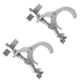 Truss Clamp Bracket 40-60 mm, Truss Clamp Half Coupler Truss Pickup, Truss Hook for Traverse Clamps Truss Clamp Stage Lighting Hanging Bracket Pack of 2