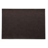ASA Vegan Leather Place Mat, Polyurethane, Black Coffee, 46 x