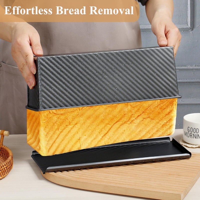 SS&CC Pullman Loaf Pan with Lid 13x4 | 2.2lb Carbon