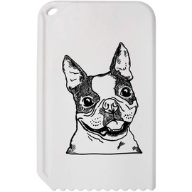 Azeeda 'French Bulldog Face ' Plastic Ice Scraper (IC00038910)