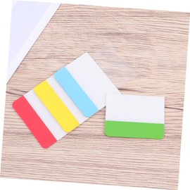 Operitacx 3pcs Bookmarks Stickers Stationery Reading Accessories Writable Tabs Office File Folder Tabs Flags Sequin Pencil Case Dividers Page Markers Header N Times Posted Repostable Durable