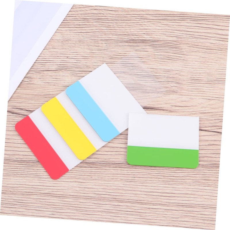 Operitacx 3pcs Bookmarks Stickers Stationery Reading Accessories Writable Tabs Office