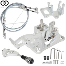 autoooparts RSX Shifter Cables Trans Bracket For Civic CRX K20 K24 K Swap EG EK K-Series