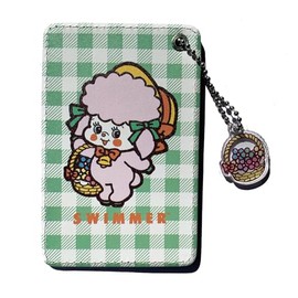 Sinada Global SWIMMER Pass Case Vol.2 Luffy 2.8 x 0.2 x 4.4 inches (7.2 x 0.5 x 11.2 cm) Miscellaneous Goods Card Holder with Charm Animal Animal Swimmer Yumekawa