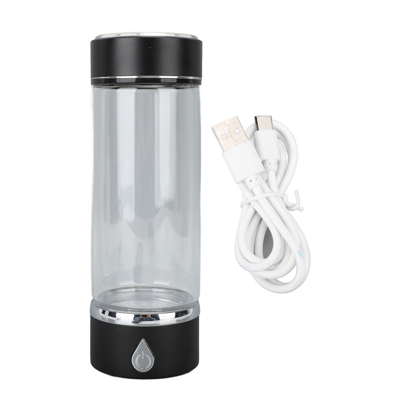 Hydrogen Water Bottle 420ml PCTG PEM SPE Technology Rechargeable Portable