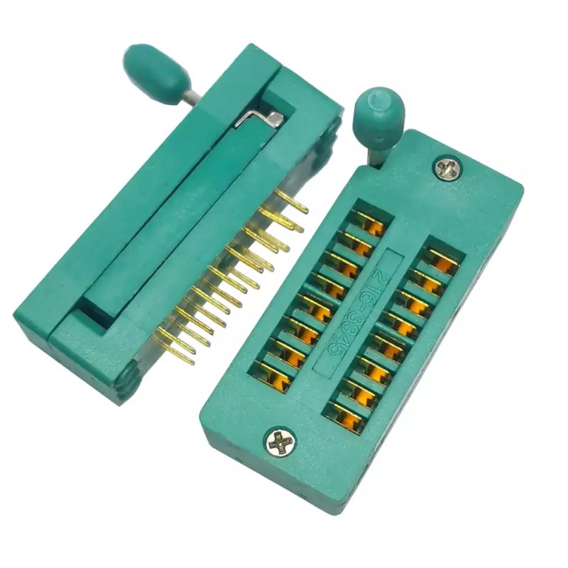 YEGAFE 2Pcs 16핀 2.54mm ZIF Zip IC 테스트 DIP 보드