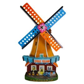 Souvenir Magnet Holland Windmill Amsterdam Bike Shop 10 x 6.5 cm Fridge Magnet GMTX 7939