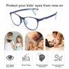 FEISEDY Kids Blue Light Blocking Glasses Children TR90 Glasses Boys