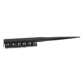 WOONEKY Slicking Back Hair Styling Comb Durable Bristle Brush for Women for Parting Smoothing Curly Hair Easy to Use Tail Comb for Daily Hairdressing