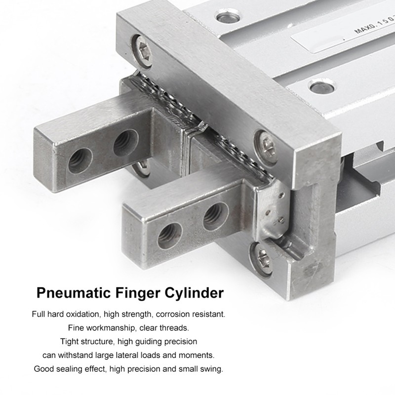 MHZ2 Steel Pneumatic Finger Cylinder Double Acting Air Gripper High