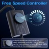 Hon&Guan 6 Inch Inline Duct Fan with Upgrade Controller -