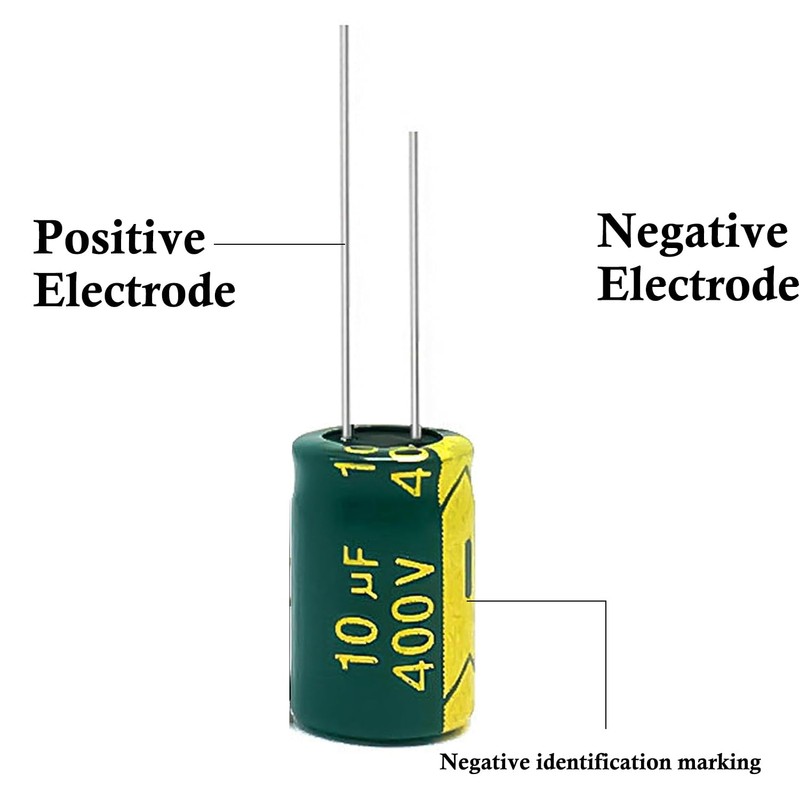 20PCS 250V 10UF Electrolytic Capacitor, High Frequency Aluminum Electrolytic Capacitors