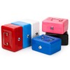 Cash Box with Money Tray, Parrency Small Money Box with