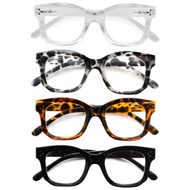 Eyekepper 4 Packing Vintage Reading Glasses for Women Reading - Design Ladies Readers