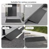 GANSNAY 1" Rise Threshold Ramps for Doorways, Driveways, Heavy Duty