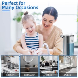 17oz Automatic Liquid Soap Dispenser,Touchless Dish Soap Dispenser IPX5 Waterproof Adjustable Dispensing,Liquid Hand Soap Personal Care Lotion Dispenser for Kitchen Bathroom Hotel,USB Charging