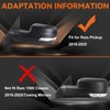 Glossy Black Side Mirror Covers Caps Compatible with 2019-2025 Dodge