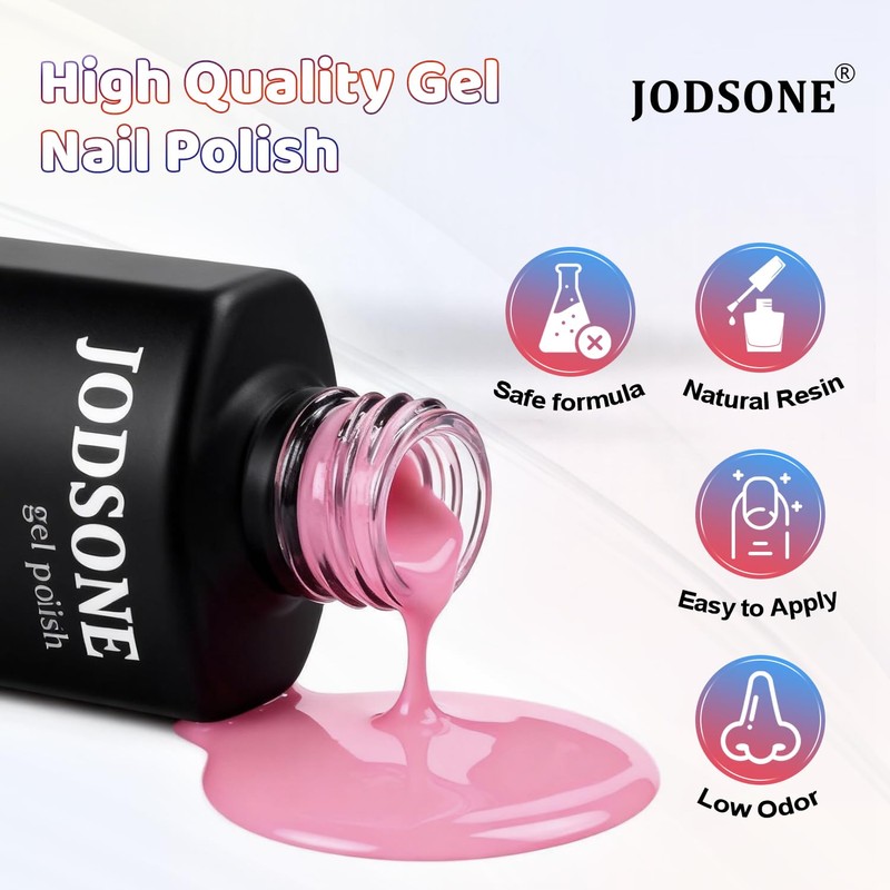 36Pcs Gel Nail Polish Kit with U V Light Crystal
