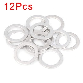 X AUTOHAUX Drain Washer Oil Drain Gasket Fits M20 94109-20000 Honda Silvertone 12 Pack