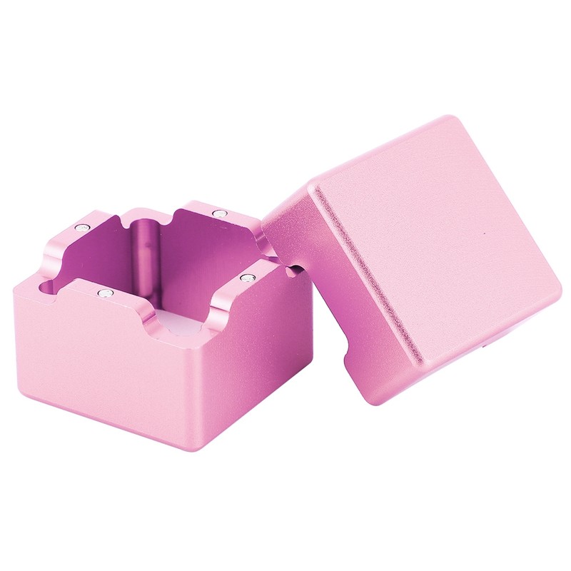 Aluminum Portable Mini Cue Tip Chalk Holder Billiard Pool Chalks