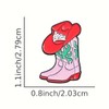 Pink Cowgirl Enamel Pin – Western Boot & Hat Brooch