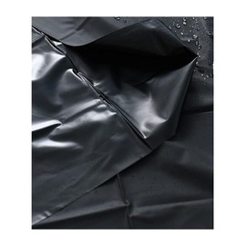 Darslyn Multi-Purpose Waterproof Sheets, Black, Ultra Thin, 6.6 x 6.3 ft (2 x 2.1 m), PVC Bed Sheet, Posture Support, Flower Viewing Site, Dust Cover, Renovation Protection Sheet, Nursing Care, Futon