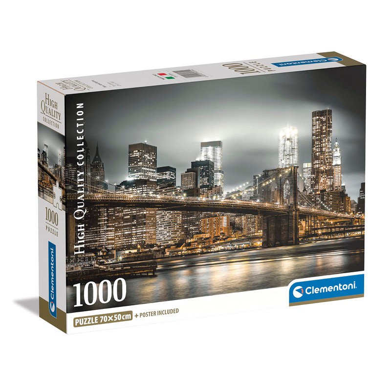 CLEMENTONI PZL 1000 High Quality New York Skyline Made IN