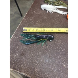 Reaction Strike 4" Reaction Strike Craw With 5/0 Belly Weighted Hook 3/8oz Pre Rigged