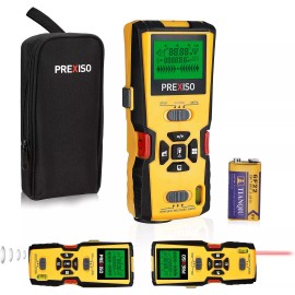 PREXISO 5-in-1 Stud Finder with Laser Level Marking &Ultrasound Distance Measure