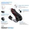 SI 16AWG 160W ROCK LIGHTS Wiring Harness Kit with Rocker