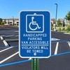Brimar - 12" x 18" - Handicapped Parking Van Accessible
