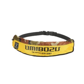 Umibozu Manual Inflatable Life Jacket Life Vest Fishing Waist Wrap Belt Adult Use (Yellow x Camouflage)