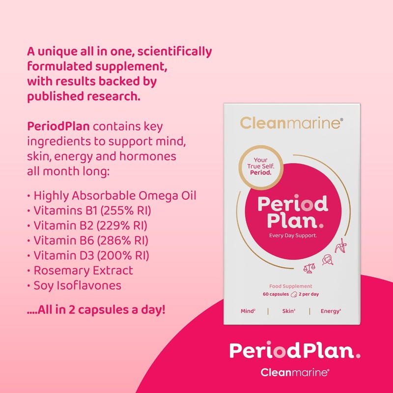 Cleanmarine Period Plan | Unique, All-in-One Blend of Natural Nutrients