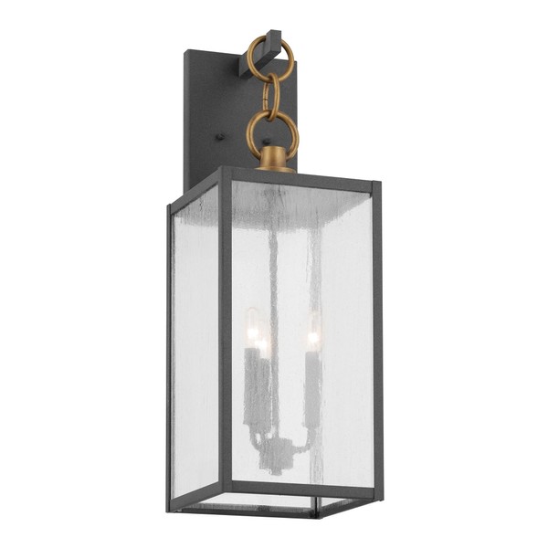 KICHLER Lahden 26" Outdoor Lantern Lodge 3 LightWall Light Fixture
