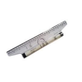 Actopus 12 Inches Plastic Parallel Rolling Ruler 30 cm for Architects, Students