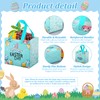 YeaHapiday 12PCS Easter Basket, Easter Tote Bags Non-Woven Reusable Gift