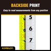 Komelon 25' Retraction Control Tape Measure