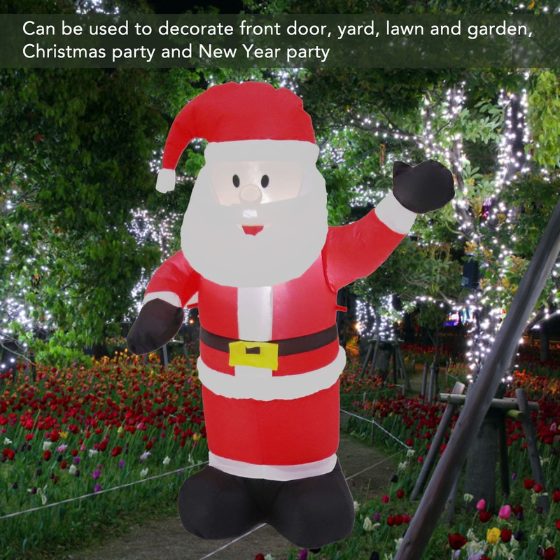Christmas Inflatable Santa Waterproof Tear Resistance Inflatable Santa Decoration with